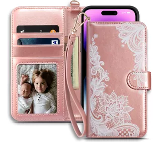 Coolwee Funda Tipo Cartera Compatible Con iPhone 14 Pro Max