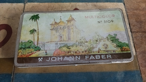 Estojos Lata Lápis De Cor Johann Faber 2 Unidades (Usado)
