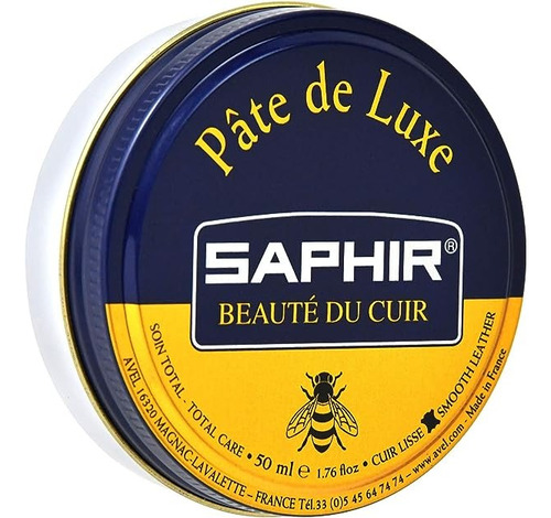 Esmalte Saphir Para Cuidar Calzado De Piel Incoloro 50ml