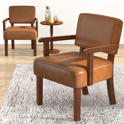 comprar Silla Decorativa De Piel Sintética Con Reposabrazos Y Suave