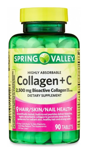 Colageno Bioactivo + Vitamina C 90 Tabletas Eg H45 Sabor Nd