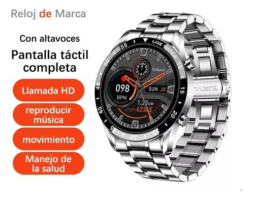 Reloj Inteligente Para Negocios Deportivos A Prueba De Agua Color De La Caja Plateado