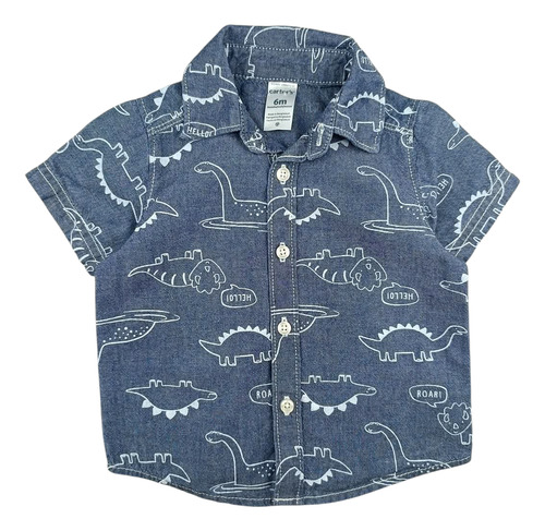 Camisa Para Bebé 6 Meses Carters C004 (Usado)