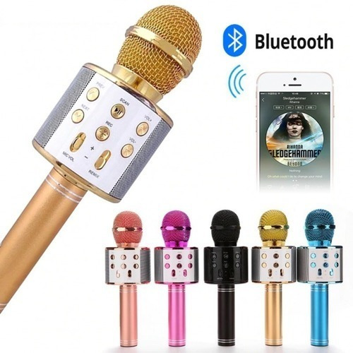 Imagen 1 de 1 de Microfono Lujo Karaoke Mp3 Bluetooth Youtube Karaoke Spotify
