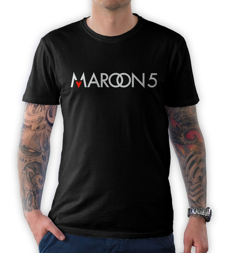 Imagem 1 de 1 de Camiseta Camisa Maroon 5 Five Banda Musica Pop Rock Adam