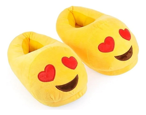 Pantunflas Para Niños Emoticon Enamorado