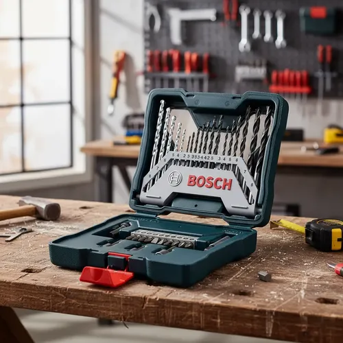 Kit De Pontas E Brocas Maleta X-line Com 33 Unidades Bosch