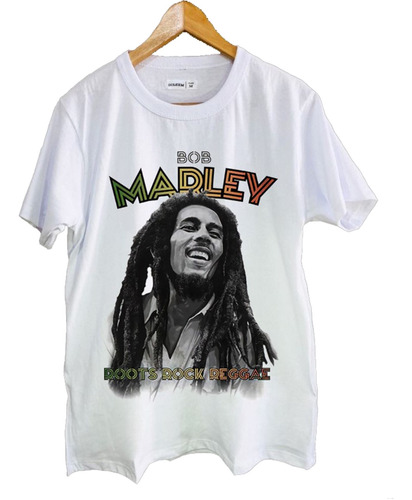 Remeras Estampadas Dtg Full Hd Bob Marley Roots Rock Reggae