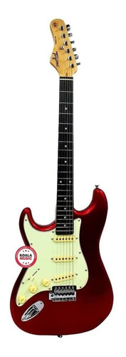 Guitarra Stratocaster Tagima Tg-500 Candy Apple Canhoto