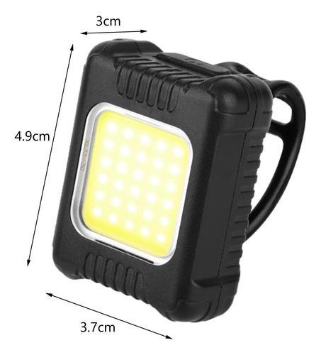 Luz De Bicicleta Lámpara De Bicicleta Recargable 3 Modos De