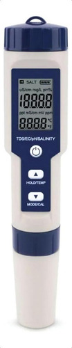 Medidor de temperatura e salinidade Tds Ph Ec