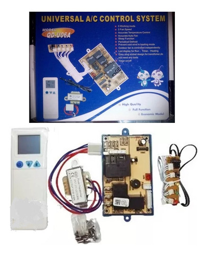 Tarjeta Universal Para Aire Acondicionado Con Control (220v)