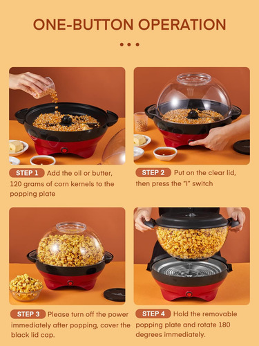 Housnat Máquina De Palomitas De Maíz, Máquina De Palomitas D
