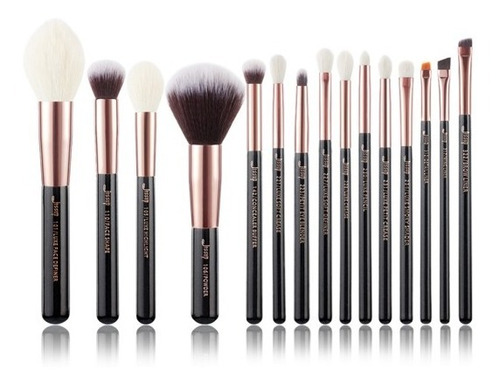 Set De 15 Brochas Jessup Beauty Para Rostro Y Ojos