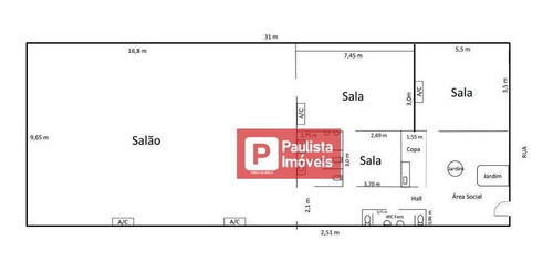 Imagem 6 de 6 de Loja Para Alugar, 300 M² Por R$ 22.000,00/mês - Jardim Paulistano - São Paulo/sp - Lo0416