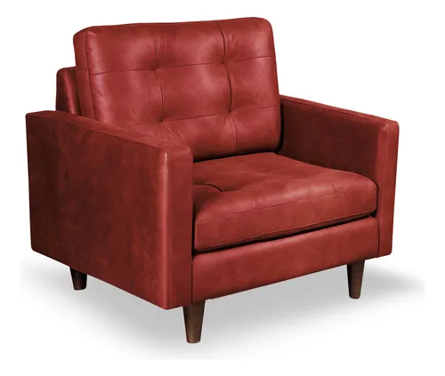 Sofa Napoles 1 Cuerpo Cuero Kentucky - Latam Home