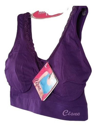 Imagen 6 de 9 de Top Crop Sosten Deportivo Push Up Relleno Gym Gimnasio