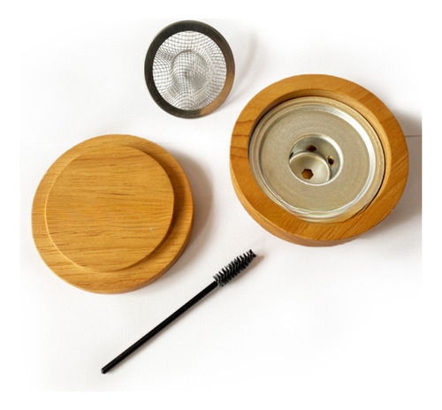 Kit De Fabrico De Cocktails Com Maçarico E Lascas De Madeira