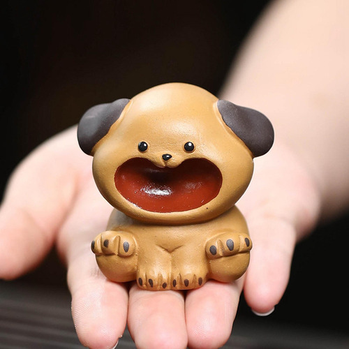 Estatua De Perro Mascota De Té, Adorno De Mascota De Té De