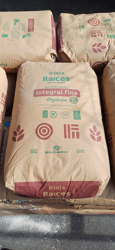 Harina De Trigo Integral Fina Orgánica Campodonico X 25kg