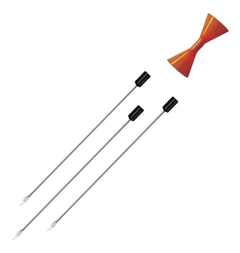 Conjunto Com 100 Dardos Em Arame E 7 Cones