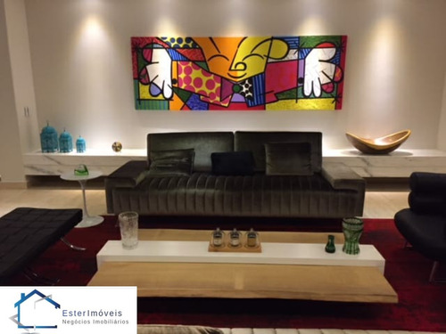 Imagem 4 de 30 de Luxuosa Casa Em Alphaville Com O Mais Fino Acamento E Modernidade Venha Conhecer R$16.900.000 Mobiliada. - Ca00505 - 70639498