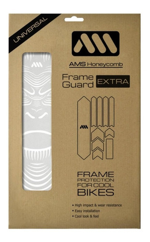 Protector De Cuadro Bici Ams Extra Honeycomb White/ Ape