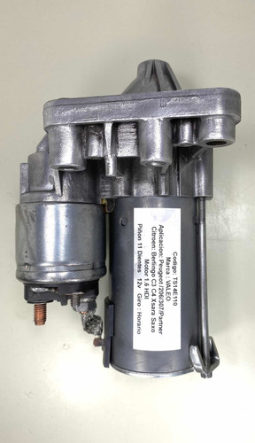 Motor De Arranque Peugeot Partner C4 C3 Berlingo Hdi 1.6 (Reacondicionado)