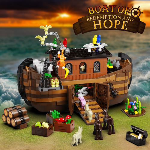 Bloques De Construcción Arca De Noé 1007 Compatible Con Lego 0 Versión Del Personaje