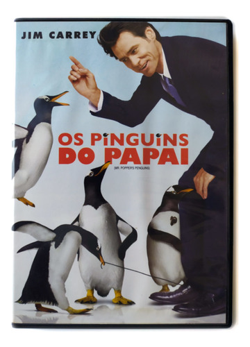 Dvd Os Pinguins Do Papai Jim Carrey Carla Gugino Clark Gregg