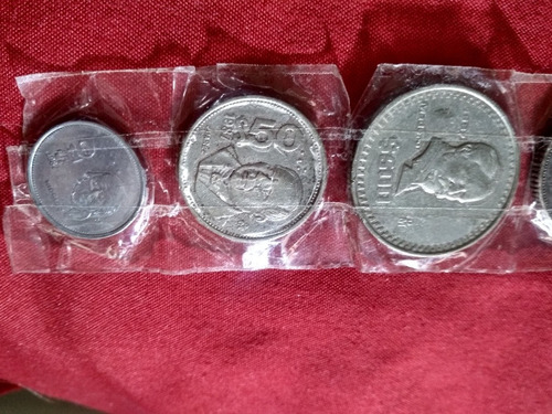  Monedas Antiguas Año 1987 A Año 1990 Diferente Denominación