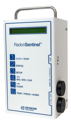 Monitor Radon Continuo Profesional Modelo 1030 Sentinel