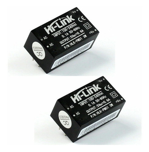 Mini Fonte Hi-link 5v Hlk-pm01 100~240vac - Esp8266, Arduino