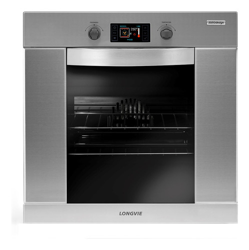 Horno Eléctrico Touch Longvie Hest60x De Empotrar Color Acero inoxidable