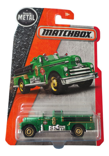 Auto Matchbox Carro Bomberos Seagrave Fire Dept Engine N5