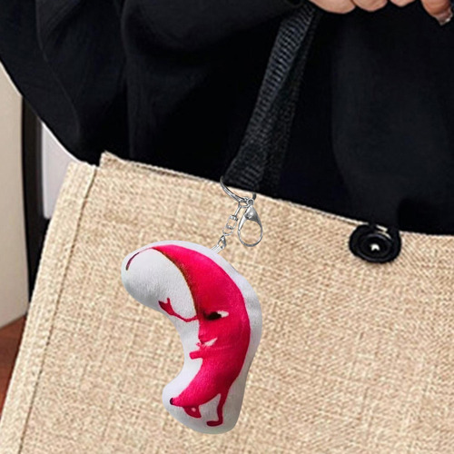 . Divertido Llavero De Plátano Con Accesorios Musicales Para