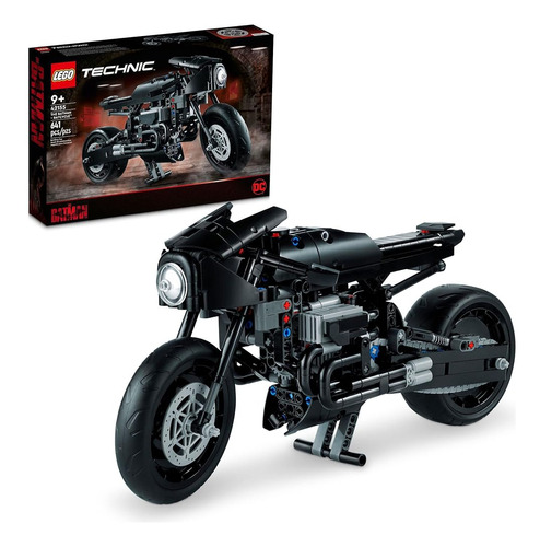 Lego Technic The Batman Batcycle Set 42155, Motocicleta De J