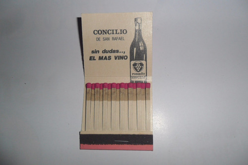 Imagen 2 de 3 de Yo Concilio Con Usted El Mas Vino De San Rafael Fosforos