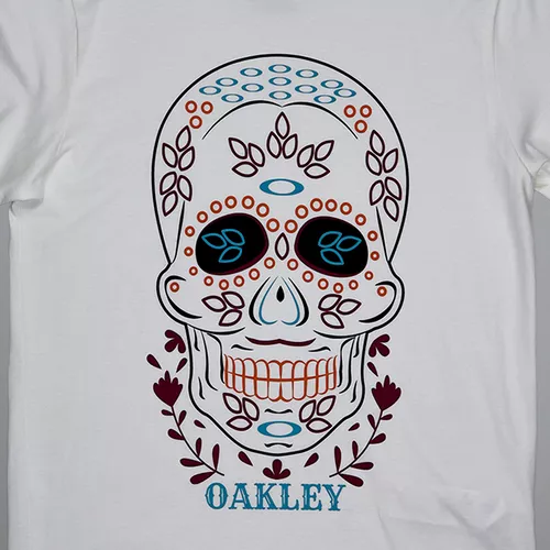 Camiseta Oakley Digi Skull Masculina - Verde