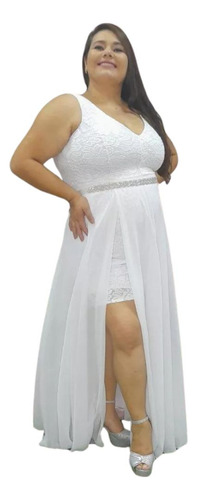 Vestido De Novia Largo Ideal Para Matrimonio Boda Gala Sn62