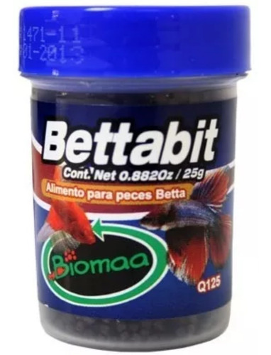 Alimento Para Peces Betta 25 Gr.  Bettabit