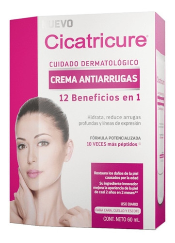 Cicatricure Crema Rosita Antiarrugas 60 G. Disminuye Arrugas