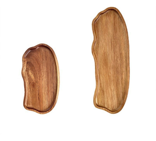 Bandeja De Madera Plato De Madera Vajilla Moderna L
