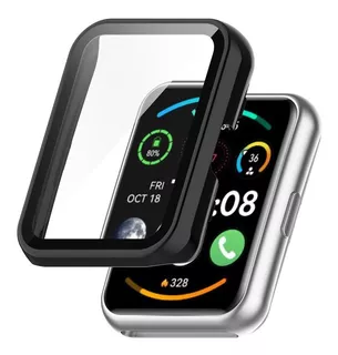 Case Protector Para Huawei Watch Fit 2 De Cristal Templado