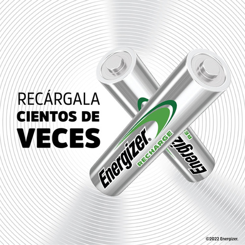 Pilas Recargables Energizer Aa 2000 Mah Blister 4 Unidades