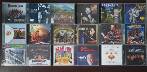 Cds Originales Oferta!! Promo 4x1 Salsa Latin Mùsica D4