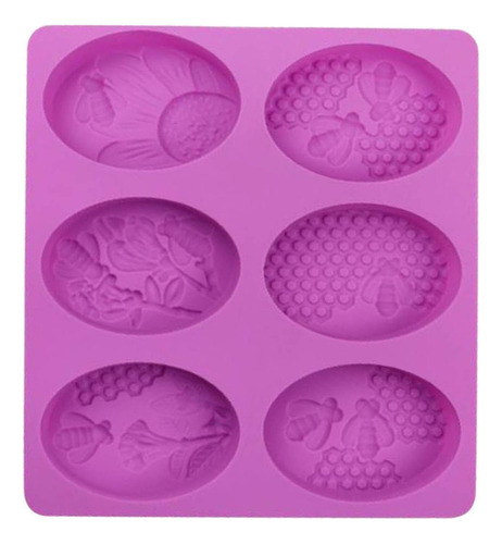 Ba 2 Moldes De Silicona Para Jabón De Abeja 3d Para Hacer