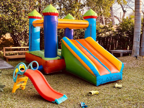 Imagen 7 de 10 de Alquiler Castillo Inflable Tobogan Juegos Envio Gratis Caba