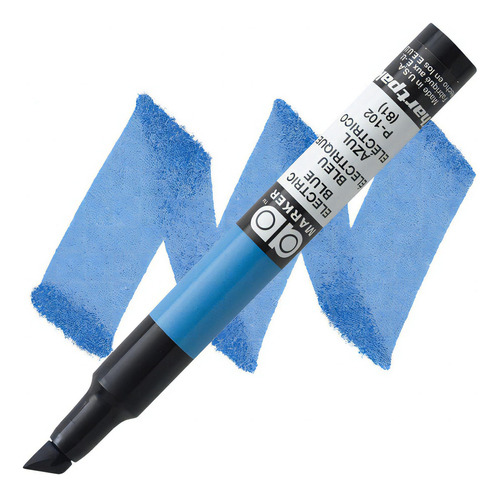 Marcador Plumon Chartpak Ad Marcadores Color A Escoger Color Electric Blue P102