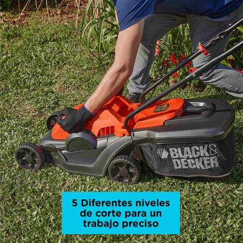 Imagen 5 de 11 de Cortadora De Césped 34cm 1200w Black+decker Gr3400-b3